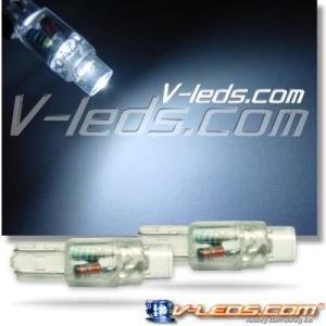 2 HID WHITE WEDGE BASE LED DASH BOARD LIGHT BULB 74 37