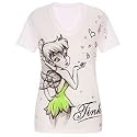 Disney Organic V-Neck Sketch Tinker Bell Tee
