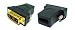 DVI / HDMI Adapter mit vergoldeten Anschl&uuml;&szlig;en Male / Female
