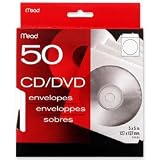 CD/DVD Window Envelopes,24 lb.,Gummed Flap,5x5,50/BX,White, Sold as 1 box