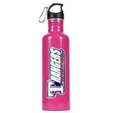 Texas Rangers 26oz Stainless Steel Water Bottle (Pink) Pink Stainless Steel Water Bottle