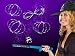 PEARL Zauber-Schwebestab "Flying Stick" inkl. 5 Schwebefiguren