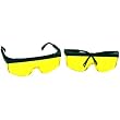 2 Safety Glasses Yellow Eye Protection Shooting Tools
