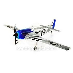 Radio Control P-51D Mustang RC 4 Channel Electric Airplane RTF by 