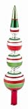 Christopher Radko Presents Shiny Brite Vintage Years Silver Reflector Tree Topper, 13 1/2-Inches High