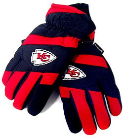 Kansas City Chiefs Ski Gloves - Size Small/Medium