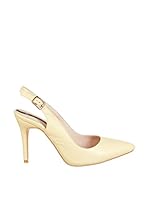 Elisabeth Zapatos de talón abierto Hebilla (Amarillo)