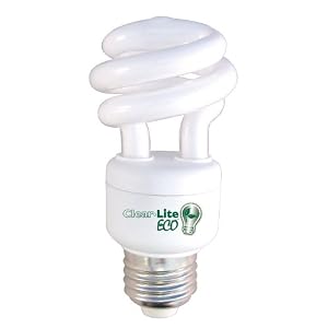 Clear-Lite 106532 ECO 9-Watt (40-Watt Equivalent) Natural Soft CFL Bulb, 1 Pack, White by 