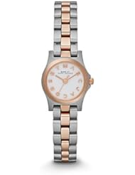Marc by Marc Jacobs Two-Tone Stainless Steel Logo Watch - Silver-Rose Gold