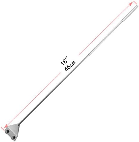 Cutpety Stainless Steel Aquarium Tank Aquatic Plant Tongs Scissors Tools Set (small, Scraper)