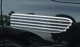 Universal 4 Louver Chrome Port Accents / Fender Vents