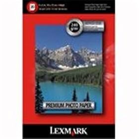 50-SHEET 8.5X11 Glossy Photo Perfect Finish by Lexmark