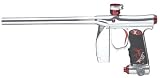 Invert Mini Paintball Gun - Polished Silver / Red