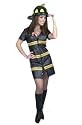 Original Sexy Double Zip Fire Fox Firewoman Costume (Helmet sold separately)