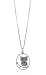 Boma Sterling Silver Turquoise Owl Necklace, 16