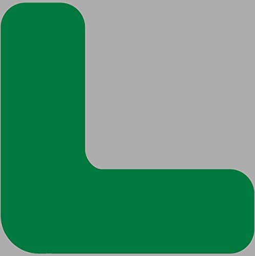 EZ Stripe DSML-CR6-G-KIT Rounded Corners Indispensable Marking Tools, 6" x 6" x 2", Green (Pack of 50)