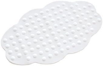 ABELE (R) Cloud Non Slip Safety Baby Kids Shower Tub Bath Mat, Mildew Mold Resistant, Rubber (White) Color: White Model: xj0068 (Newborn, Child, Infant)