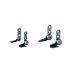 Friction Hinge, 430 Stainless Steel, 1-1/4" Leaf Height, 3-1/8" Open Width,39.8 lbs/in Torque (Pack of 1)