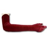 Velvet Opera Length Gloves in Assorted Colors