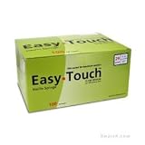 EasyTouch Insulin Syringe 29 Gauge, 1cc, 1/2