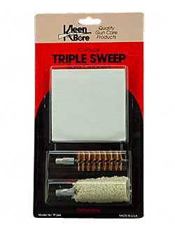 KleenBore Triple Sweep Brush Mop Patch 12Ga Blister Card by KleenBore