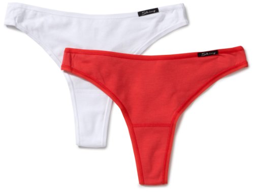 Skiny Damen String 2-er Pack,, SKINY Advantage Cotton Women/ 2652 Da. String DP, Gr. 38, M Preisvergleich