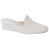 Daniel Green Ladies Glamour Slipper - White 10 N US by Daniel Green