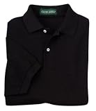 Outer Banks - 68-Ounce Pique Knit Sport Shirt Black -L