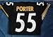 Joey Porter Pittsburgh Steelers Autographed Authentic NFL Football Jersey (Black)