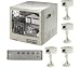 First Alert FAS1248 14-inch B/W Quad Monitoring System with 4 Cameras