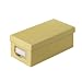 Globe-Weis Fiberboard Index Card Storage Box, 4x6 Inches, Solid Tan, (4X6TAN)