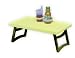 Bett-Tisch mit Glas-und Flaschenhalter, BEIGE