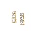 3 Cubic Zirconia (Created) Earrings in 14K Yellow Gold