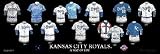 Kansas City Royals 10 x 30 Uniform History Plaque