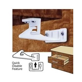 Mommy's Helper Safe-Lok Cabinet Door and Drawer Lock with Disable Feature