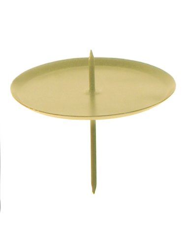 Metall-Kerzenhalter gold 4st .D8cm