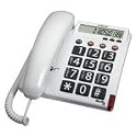 Audioline BigTEL 48 Großtastentelefon mit 3 Direkt- und 10 Kurzwahlspeicher