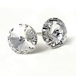 12mm Clear Swarovski Stud Earrings Fashion Jewelry