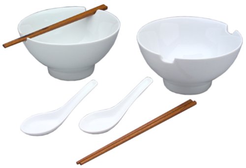 BIA Cordon Bleu 6-Piece Noodles-2-Go Noodle Bowl Set, White On Sale