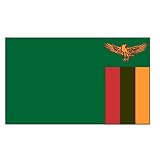 Zambia Flag 3ft x 5ft Nylon