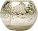 Silver Mercury Glass Votive Candle Holder (globe design)