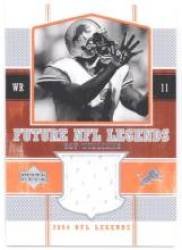 2004 Upper Deck Legends Future Legends Jersey #FLRW Roy Williams WR - Dallas Cowboys (Rookie Insert - Piece of Authentic Jersey)(Football Cards)