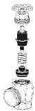 Sloan H-730-A Wheel Handle Bak-Chek Control Stop