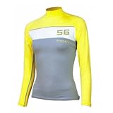 SPYDERGIRL(スパイダーガール) Long Sleeve LADY'S LIME×LT.GREY M SRG-27824