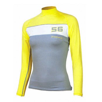 SPYDERGIRL(�X�p�C�_�[�K�[��) Long Sleeve LADY'S LIME�~LT.GREY M SRG-27824