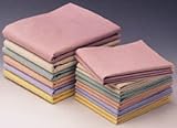 T180 Color Sheets & Pillowcases - Fitted Sheets - 36' x 80' x 9' Bone, Blue, Rose, Seaf