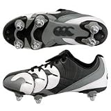 Canterbury Wero SI Rugby Boots - Kids - Charcoal/Silver/Black - UK Size 5.5