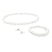 White Freshwater Cultured Pearl Necklace Stretch title=