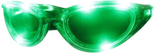 WeGlow International LED Sunglasses - Green (2 pack)