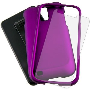 3 in 1 Combo Case & Holster for Samsung Galaxy S II (T-Mobile) T989, Grape-Beyond